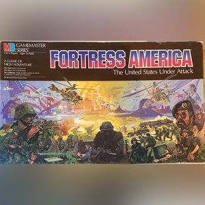 FORTRESS AMERICA Milton Bradley Gamemaster series 1987